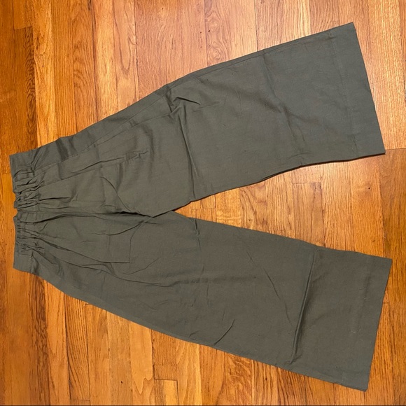 Only Child Dune Pant in olive cotton - Picture 4 of 6